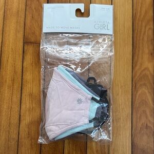 NWT Athleta Girl Pastel and Grey Kids Masks